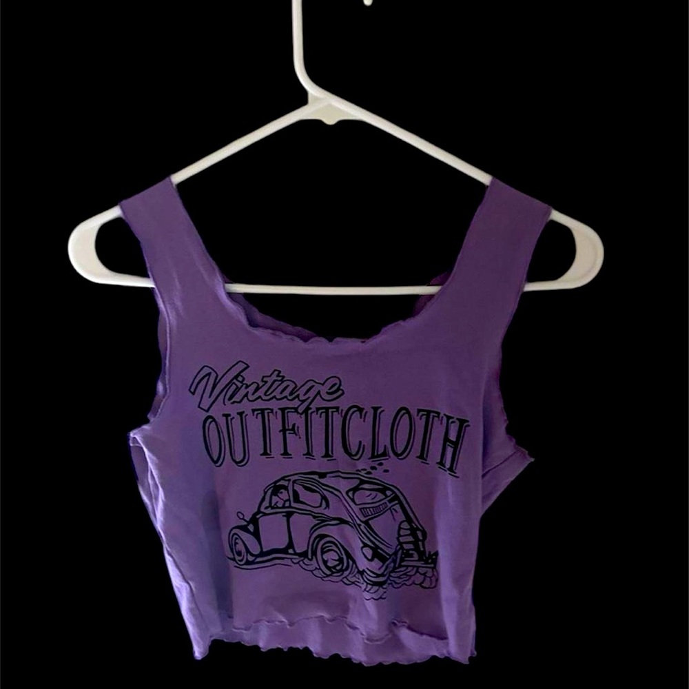 Violet Crop top